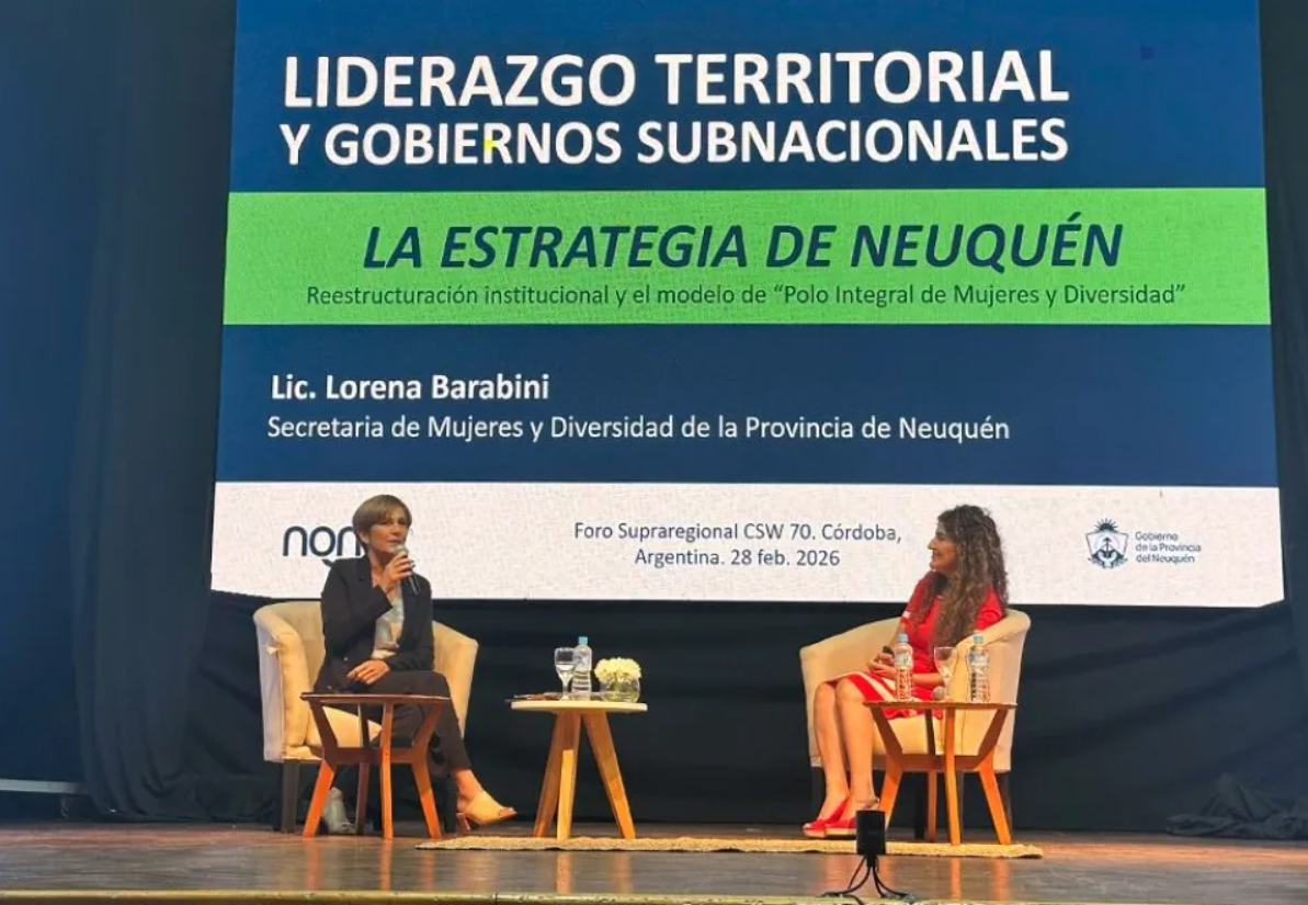 NEUQUÉN Y CÓRDOBA FORTALECEN POLÍTICAS DE GÉNERO Y EL ABORDAJE INTEGRAL DE LAS VIOLENCIAS
