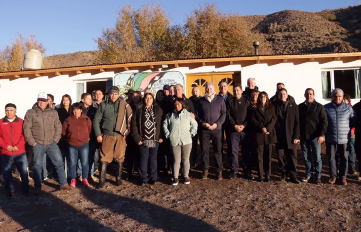 El gas natural llegó a la comunidad Antiñir de Los Miches
